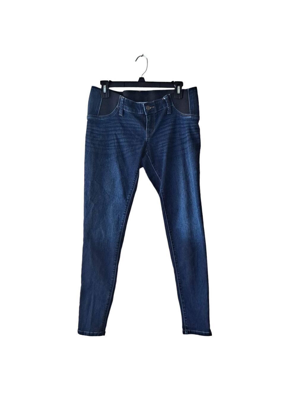 Isabel Maternity Dark Wash Denim Jeans Pants with Side Panel - Size 2/26R